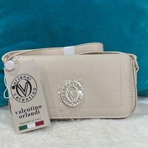 Valentino Orlandi Beige Crossbody Bag
